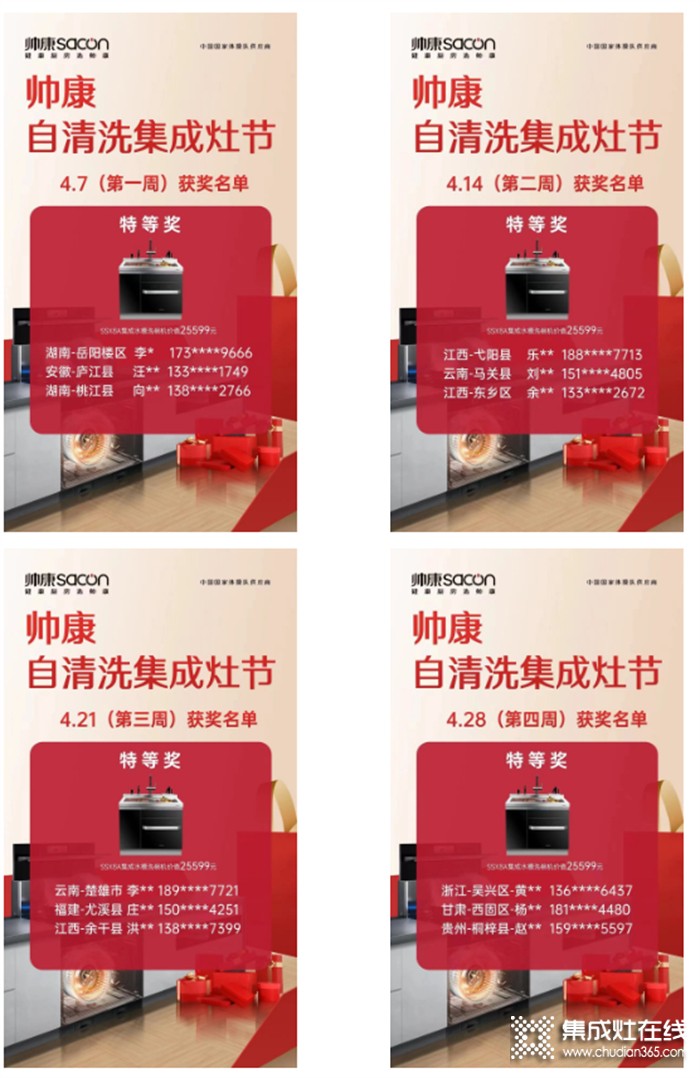 自清洗集成灶節(jié)、直播招商會、公益行動 帥康集成廚房4月健康月報