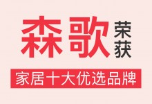 榮譽(yù)加冕！森歌獲“家居十大優(yōu)選品牌”稱